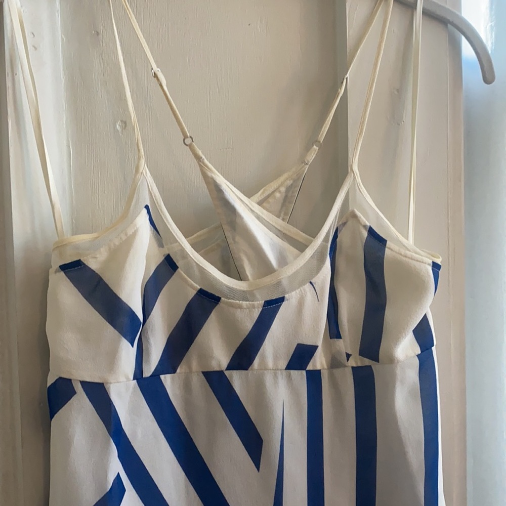 Armani Exchange 100% Silk Cross Back Mini Dress - Picture 2 of 7